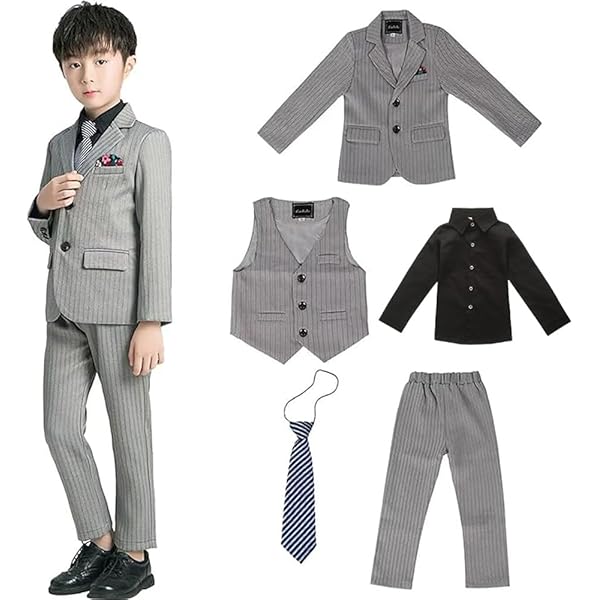 Amazon | 【Buona Vita】 男の子 スーツ フォーマル 5点セット 卒業式