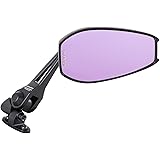タナックス (TANAX) バイクミラー ナポレオン カウリングミラー9 ブラック 防眩鏡【RAYSAVE】 左右共通(ショートステータイプ) AEX9
