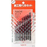 ナチ(NACHI) 丸軸 鉄工用ドリル 10本セット プラスチックケース入り アソート 鉄工ドリル NDS-10