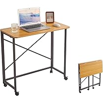 Amazon | 折りたたみデスク 幅80×奥行40×高さ75/77cm
