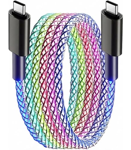 Amazon.co.jp: Le tide マルチ3イン1 LED流れる光る充電ケーブル