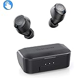 【208時間連続駆動 Qualcomm APT-X+AAC高音質 IPX7防水規格】ENACFIRE ワイヤレス イヤホン Bluetooth 5.0 イヤホン 片耳8時間再生 QCC3020省エネ CVC8.0ノイキャン タッチ式 両耳通話 左右分離型 二台接続可能 自動ON/OFF ブルートゥース イヤホン 日本語説明書 Siri対応/マイク内蔵/PSE＆MSDS＆技適認証済み（F1）