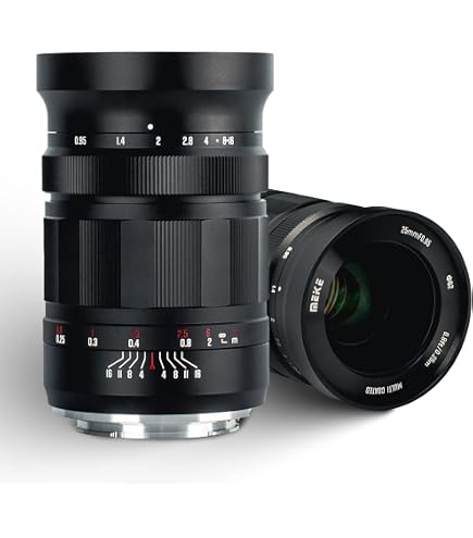 Amazon.co.jp: VoightLander 単焦点広角レンズ NOKTON 25mm F0.95
