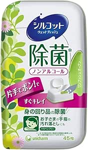 ユニ・チャーム シルコット 除菌ノンアルコ-ルウェット 本体