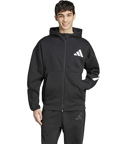 adidas パーカー アディダス プレミアム エッセンシャルズ フルジップ パーカー