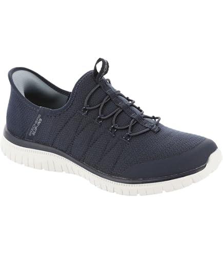Amazon.co.jp: SKECHERS 104426-NVY Casual Shoes Slip-ins Vertue