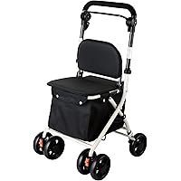 Amazon | 座れる シルバーカー SGマーク 安全基準適合品 腰かけ 付き