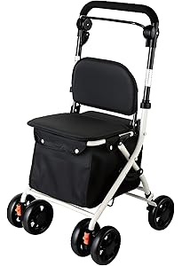 Amazon | 座れる シルバーカー SGマーク 安全基準適合品 腰かけ 付き