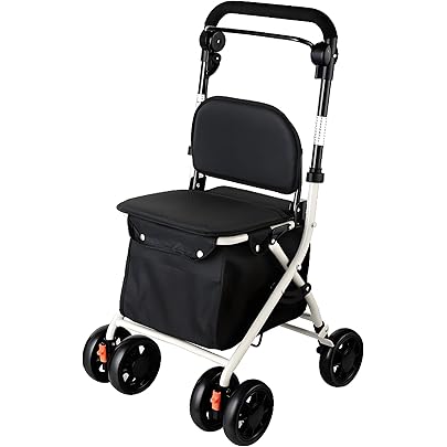 Amazon | 座れる シルバーカー SGマーク 安全基準適合品 腰かけ 付き