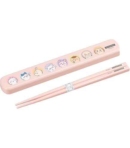 Amazon｜オーエスケー (OSK) 箸 19.5cm 引フタ 箸箱 セット ちいかわ