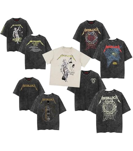 Amazon.co.jp: メタリカ ダメージド・ジャスティス ロックTシャツ