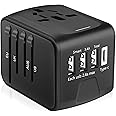 Universal Travel Adapter Worldwide All in One International Wall Charger AC Plug Adaptor with 5A Smart Power and 3.0A USB Typ