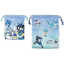 Amazon.co.jp: ポケモン2P巾着セット グラデーション／ブルー