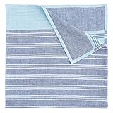 Elegant Baby Family Baby Soft Muslin毛布、1サイズ、ブルーストライプ