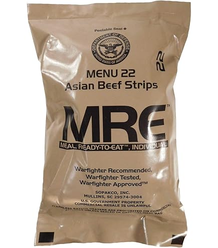 Amazon.co.jp: MRE 米軍戦闘糧食 2020年検品 : 食品・飲料・お酒