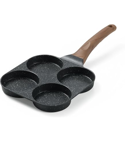 Amazon.co.jp: Desirable 目玉焼きフライパン 鋳物 鉄分補給 仕切り