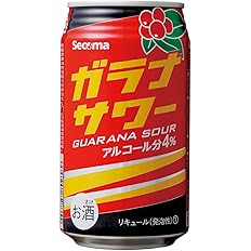 Amazon Co Jp セイコーマート チューハイ ガラナサワー 350ml 24本入 350缶 食品 飲料 お酒