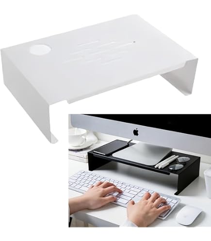 【新品】WOHOMO 折りたたみデスク モニタースタンド付き ブラック Amazon.co.jp: WOHOMO モニター台 卓上 2個セット デュアル