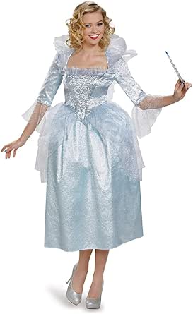 映画 シンデレラ フェアリー ゴッドマザー 魔法 使い デラックス ドレス 大人用 ハロウィン コスプレ Sサイズ コスプレ 仮装 通販 Amazon