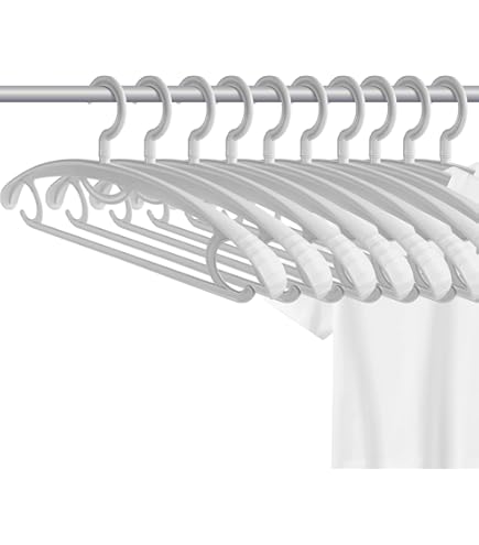 Amazon.co.jp: 洗濯ハンガー 10本組 ハンガー かたくずれ防止 衣類用