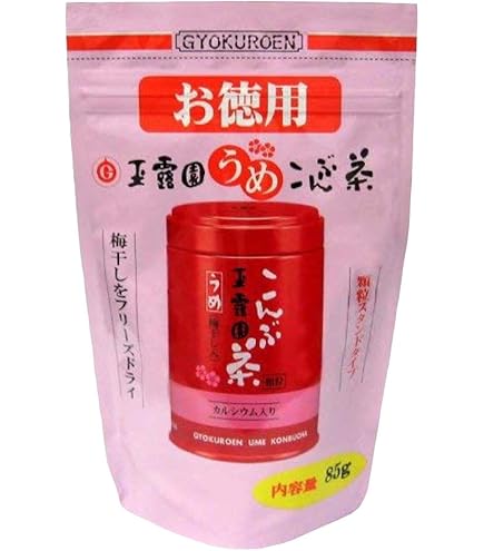 Amazon.co.jp: 業務用 梅入りこんぶ茶 300g入り 静香園 : 食品・飲料