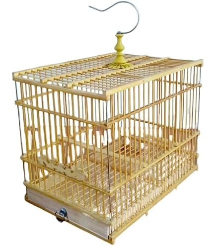 Amazon | 鳥かご 鳥籠 竹かご 折りたたみ式 バードケージ 竹 通気性