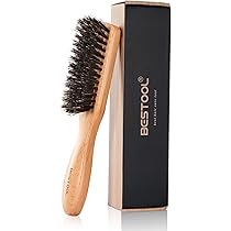 Amazon | BESTOOL ヘアブラシ 100%天然豚毛 くし 木製 櫛 パドル