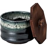 山下工芸 飯碗 陶器 φ10.5×7.8cm うのふ流し飯器