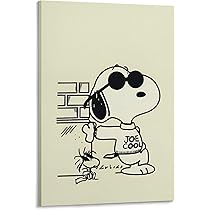 Amazon.co.jp: Snoopy スヌーピー・ジョー・クール ポスター