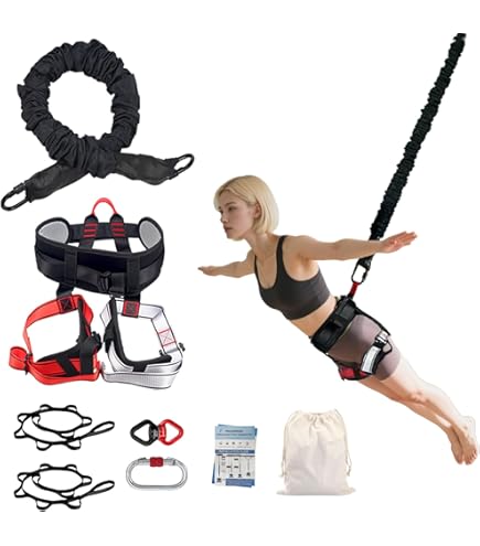 Amazon.co.jp: ヘビーヨガバンジーロープセット、スタジオホームジム
