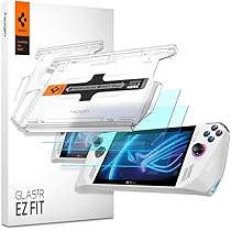 Amazon.co.jp: Spigen Asus ROG Ally フィルム 9H強化ガラス 貼り付け 