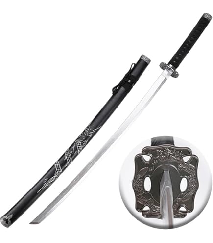 Amazon.co.jp: 木刀 鞘付き レトロ侍剣 居合練習刀 模造刀 104CM 軽量