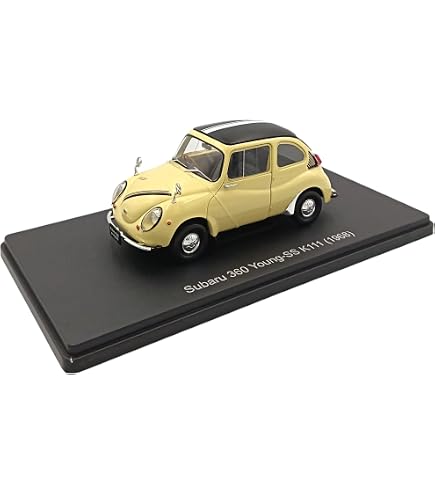 Amazon | エブロ 1/12 スバル360 1963 アイボリー 完成品 | ミニカー