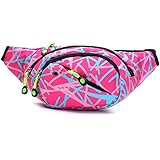 Fanny Pack Fashion Waist Chest Bag Adjustable Belt Chest Shoulder Pack Casual Bag Bum Bags Hip Pouch for Women Men Running Hi