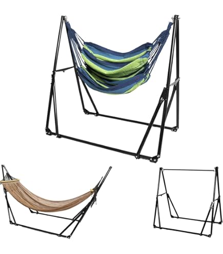 Amazon | LandField ランドフィールド 3WAY 自立式ハンモック