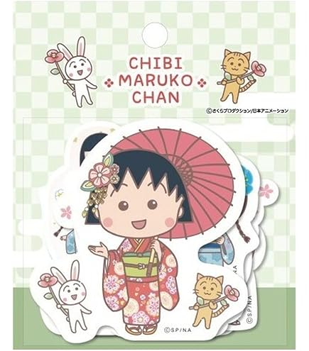 Amazon.co.jp: ちびまる子ちゃん ステッカー（まる子と仲間達