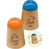 はじめてのおままごと 塩＆こしょう入れ マグネット 木のおもちゃ 知育玩具 ままごと ウッディプッディ