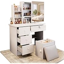 Amazon|ドレッサー コンパクト テーブル 幅員80cm ワイド天板 Amazon|ドレッサー コンパクト テーブル 幅員80cm ワイド天板