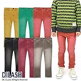 (ディラッシュ) DILASH 秋'14 ６色カラーデニムニットスキニーパンツ 100 グリーン