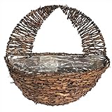Gardman Gardman Rustic Wall Basket 02041 Natural