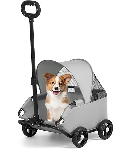 軽量ペット用ベビーカー 折りたたみ可能 Amazon | NYHGOXM ペット用ベビーカー 折りたたみ式 犬用ベビーカー
