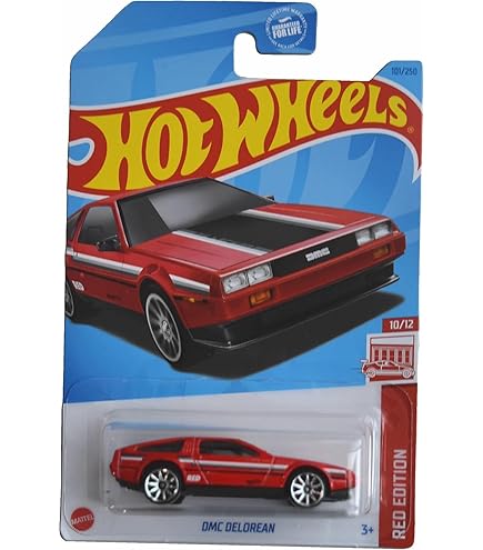 Amazon | Hot Wheels DMC Delorean, HW: The '80s 8/10 [blue
