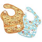 Bumkins Disney Baby Waterproof SuperBib 2 Pack, Winnie the Pooh (Woods/Balloon) (6-24 Months) by Dis