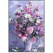 ①ダイヤモンドアート かわいいバラの花束 ラウンドビーズ ピンクたくさんで癒し Amazon.co.jp: LEADINTOP ダイヤモンドアート キット 花 ピンクのバラ
