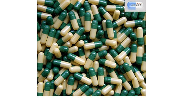 Amazon Dr T T 連体カプセル Gelatine ゼラチン 空カプセル ゼラチンフリー 4号 緑色 黄色 1000個 Eu製品 Dr T T 空カプセル