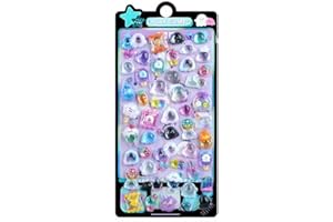 3D 立体ステッカー キラキラ可愛い アクリル水晶滴膠 手帳 DIY 用 水筒・携帯ケース装飾 女の子向け ごほうび・贈り物に最適 手芸用品 (BBW-01)