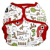 Imagine Baby Products Snap Diaper Cover, Barnyard Jam by Imagine Baby Products
