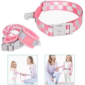 ジュメイコート 2way迷子防止紐 子供用ハーネス 幼児 ハーネス 安全 ロック付き ナイトビジョン反射材入り 360度…