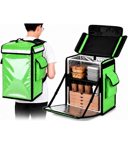 Amazon.co.jp: 出前館 仕入館 プロ仕様 デリバリー バッグ ウーバー