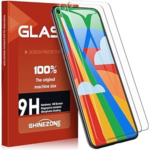 SHINEZONE Google Pixel 5 ガラスフイルム【 2枚セット】 強化ガラス液晶保護フィルム 日本旭硝子…